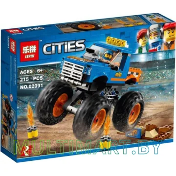 Конструктор Lepin 02091 Монстр-трак (215 деталей)